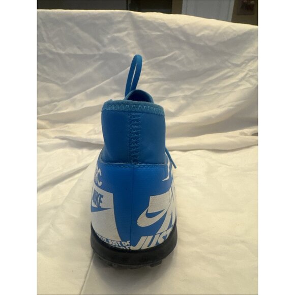 NIKE MERCURIAL SUPERFLY 7 ACADEMY IC INDOOR SOCCER SIZE 9.5 BLUE AT7979-414 - Picture 7 of 10